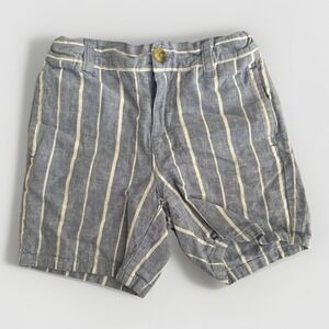 Janie and Jack Boys Size 4 Striped Shorts Blue White Summer Casual Preppy